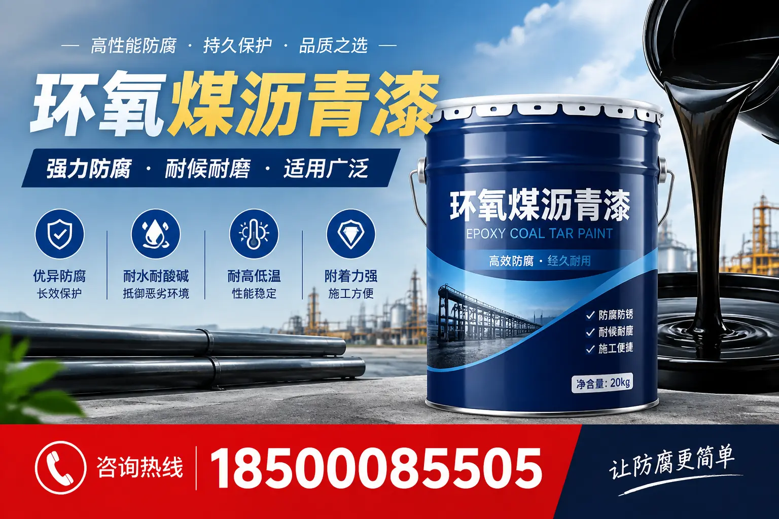 环氧煤沥青漆在不同气候条件下的表现分析,黔西南适用性